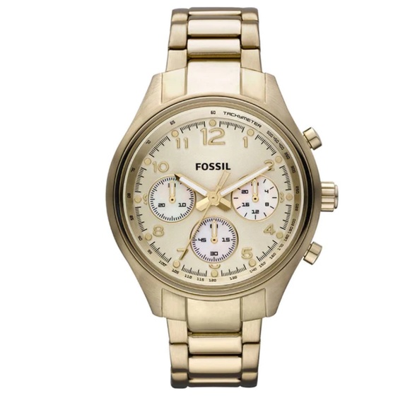 Fossil Accessories - Fossil Gold Toned Watch